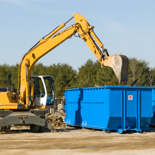 can i choose the location where the residential dumpster will be placed in South Woodbury Pennsylvania